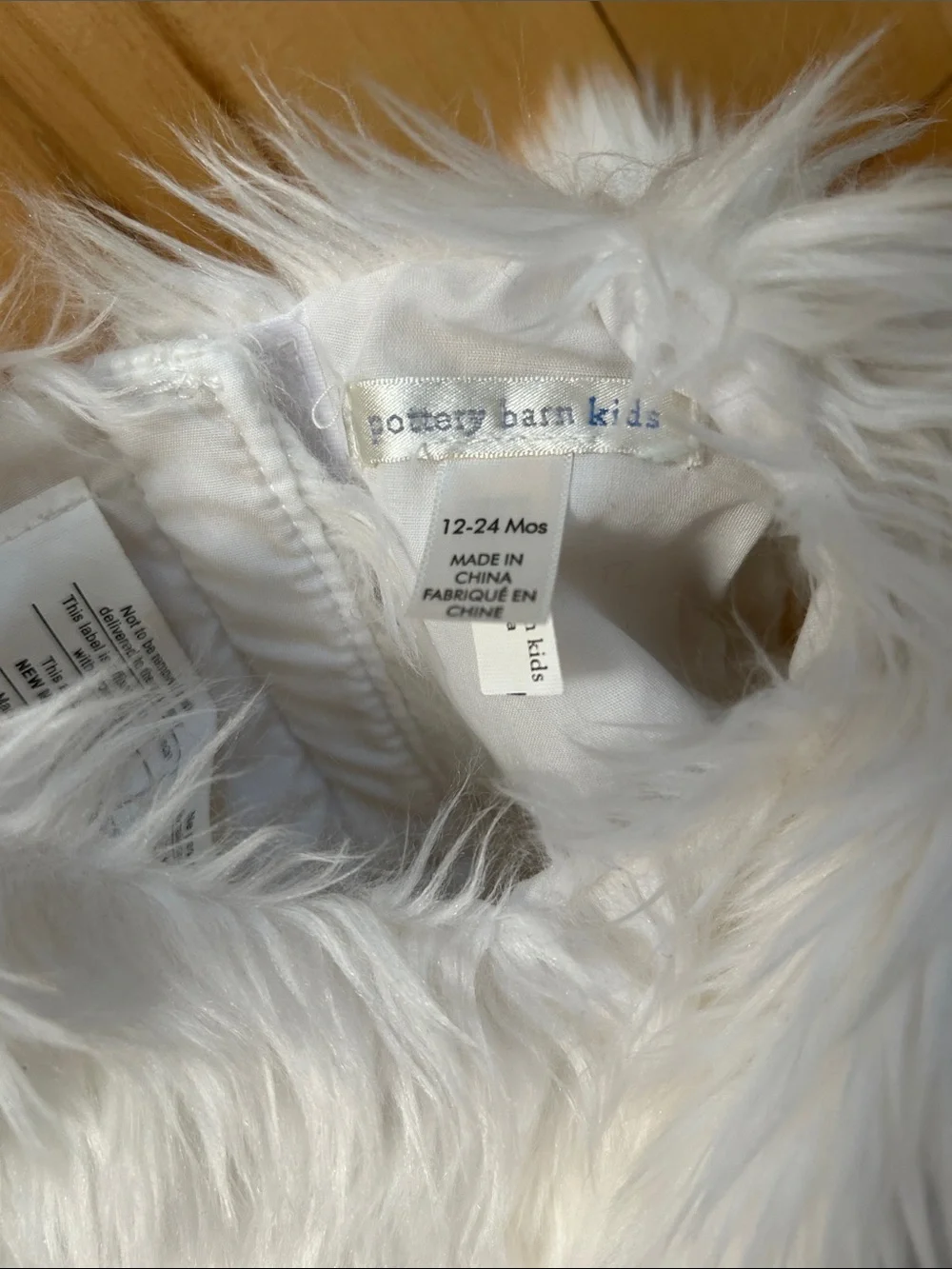 Pottery Barn Kids White Cat Costume 12-24 mos - Picture 8 of 8
